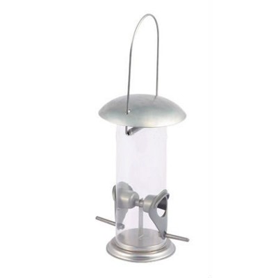 Best selling products in supermarkets hanging metal tube wild bird feeder