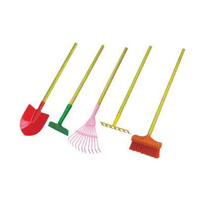 Sustainable products garden mini tools wooden handle garden tools kids