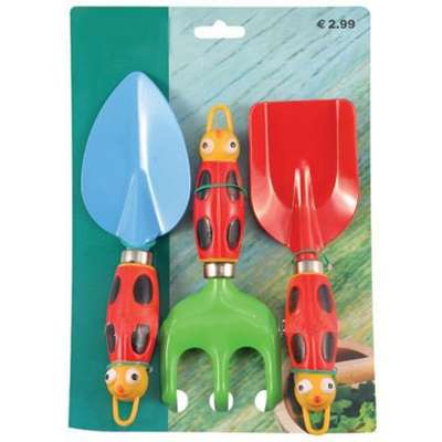 Shopping site chinese online mini spade shovel rake kids garden tool set of 3